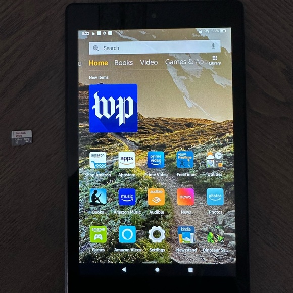COPY - Amazon Fire HD8- 8th generation tablet with a separate 128 micro SD card… - Picture 2 of 4
